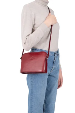 Women Hexagona Shoulder Bag<Crossbody bag - Leather