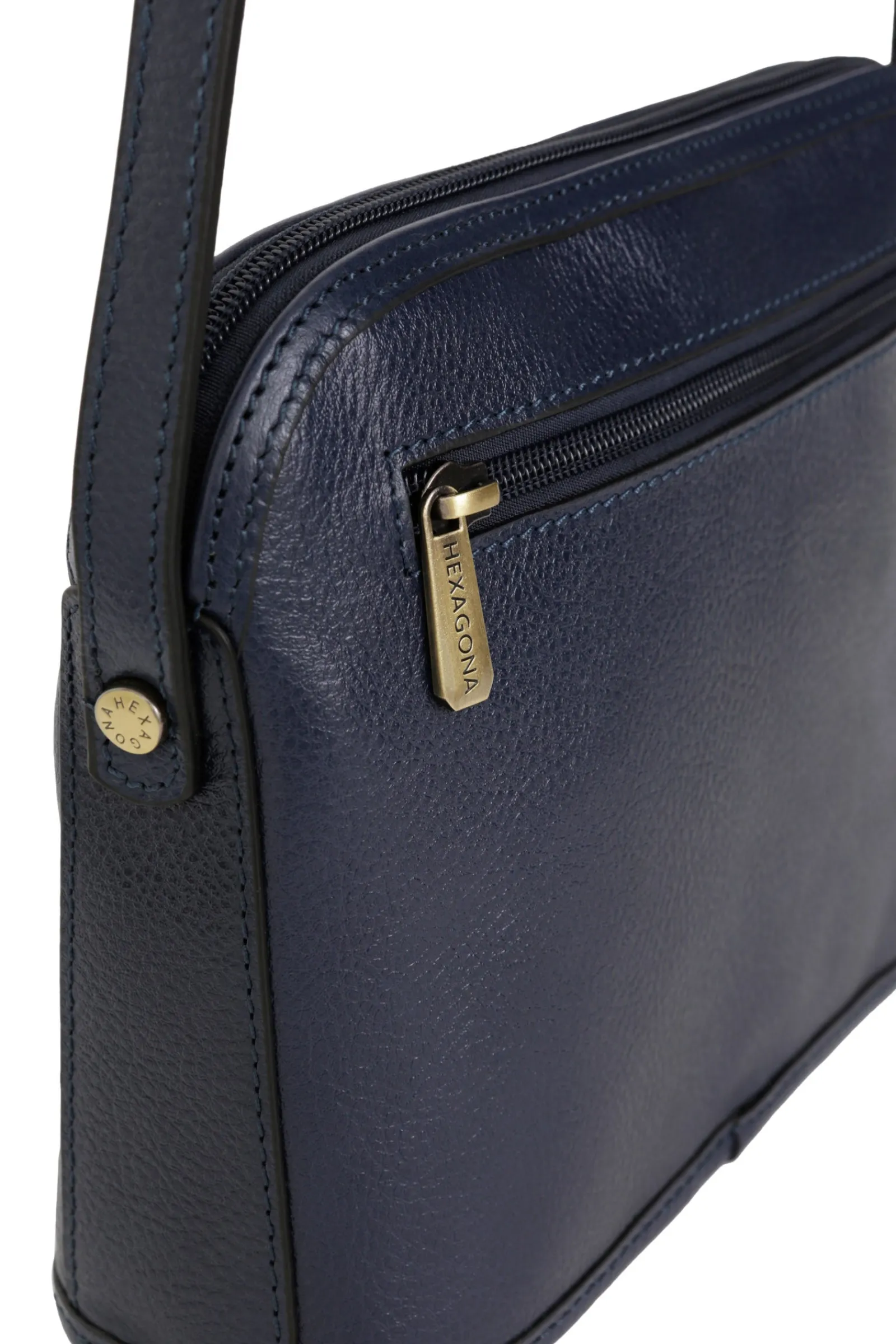 Women Hexagona Shoulder Bag<Crossbody bag - Leather