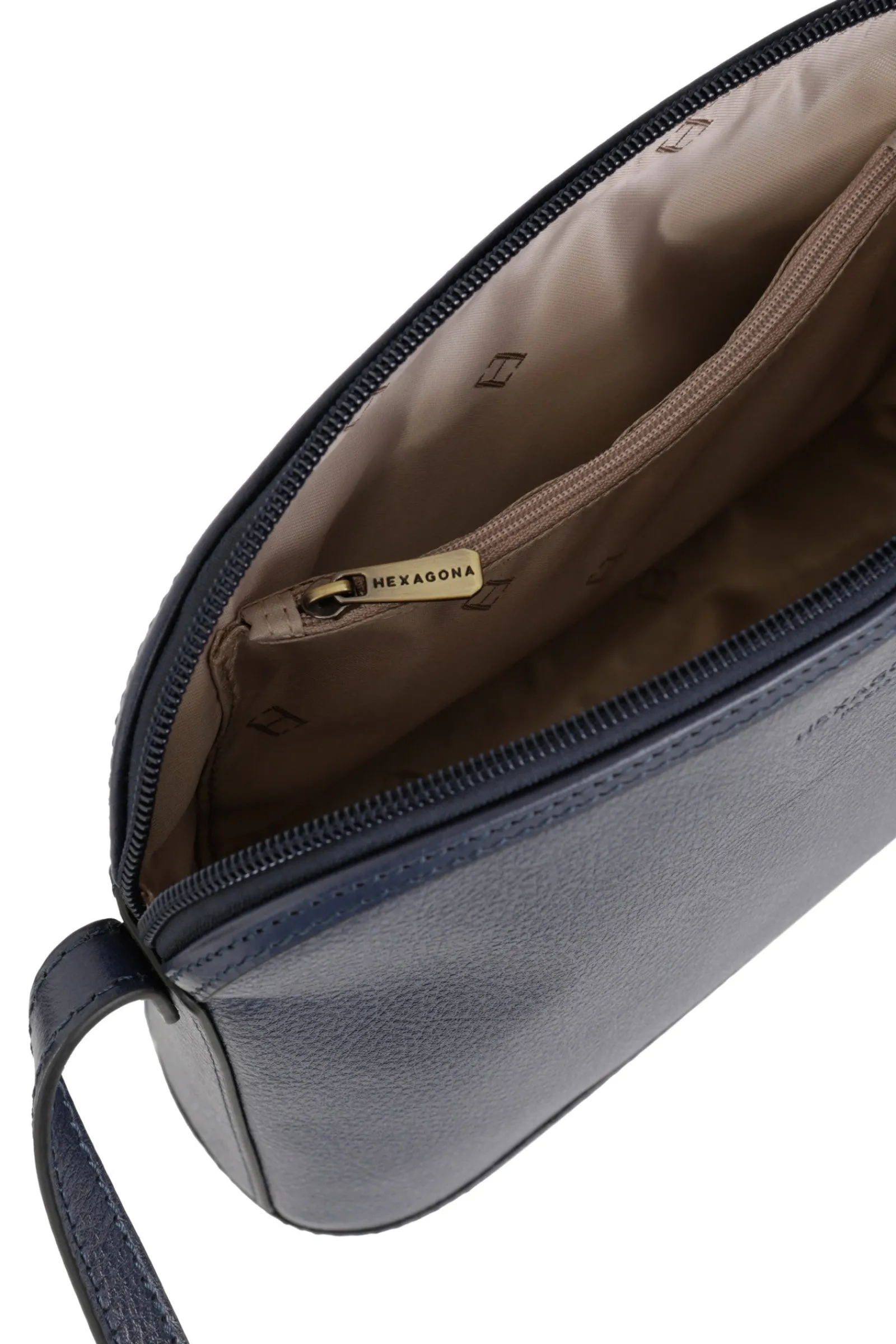 Women Hexagona Shoulder Bag<Crossbody bag - Leather