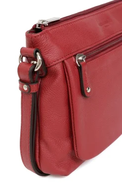 Women Hexagona Shoulder Bag<Crossbody bag - Leather