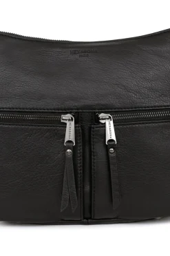 Women Hexagona Shoulder Bag<Crossbody bag - Leather
