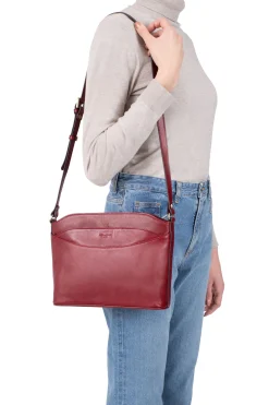 Women Hexagona Shoulder Bag<Crossbody bag - Leather