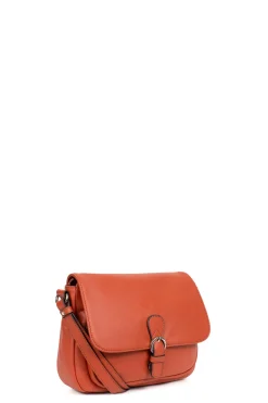 Women Hexagona Shoulder Bag<Crossbody bag - Leather