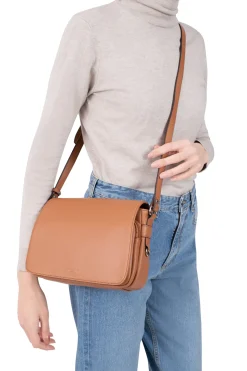 Women Hexagona Shoulder Bag<Crossbody bag - Leather