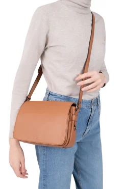 Women Hexagona Shoulder Bag<Crossbody bag - Leather