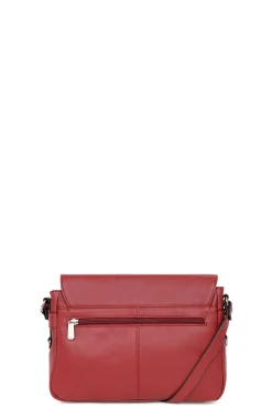 Women Hexagona Shoulder Bag<Crossbody bag - Leather