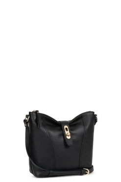Women Hexagona Shoulder Bag<Crossbody bag - Leather