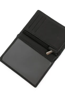 Hexagona Wallet<European wallet - 1 flap - Leather