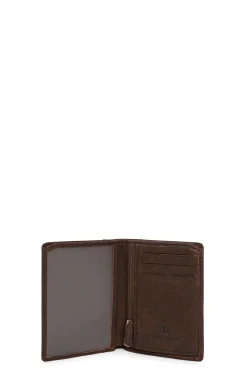 Hexagona Wallet<European wallet - 1 flap - Leather