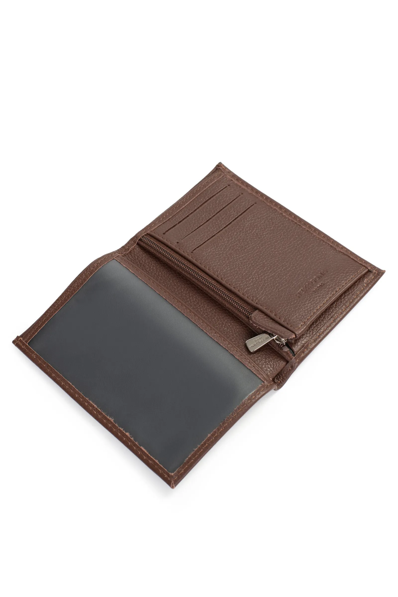 Hexagona Wallet<European wallet - 1 flap - Leather