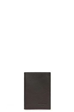 Hexagona Wallet<European wallet - 1 flap - Leather