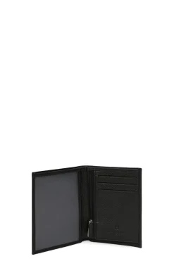Hexagona Wallet<European wallet - 1 flap - Leather