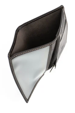 Hexagona Wallet<European wallet - 1 flap - Leather