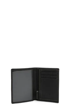Hexagona Wallet<European wallet - 1 flap - Leather