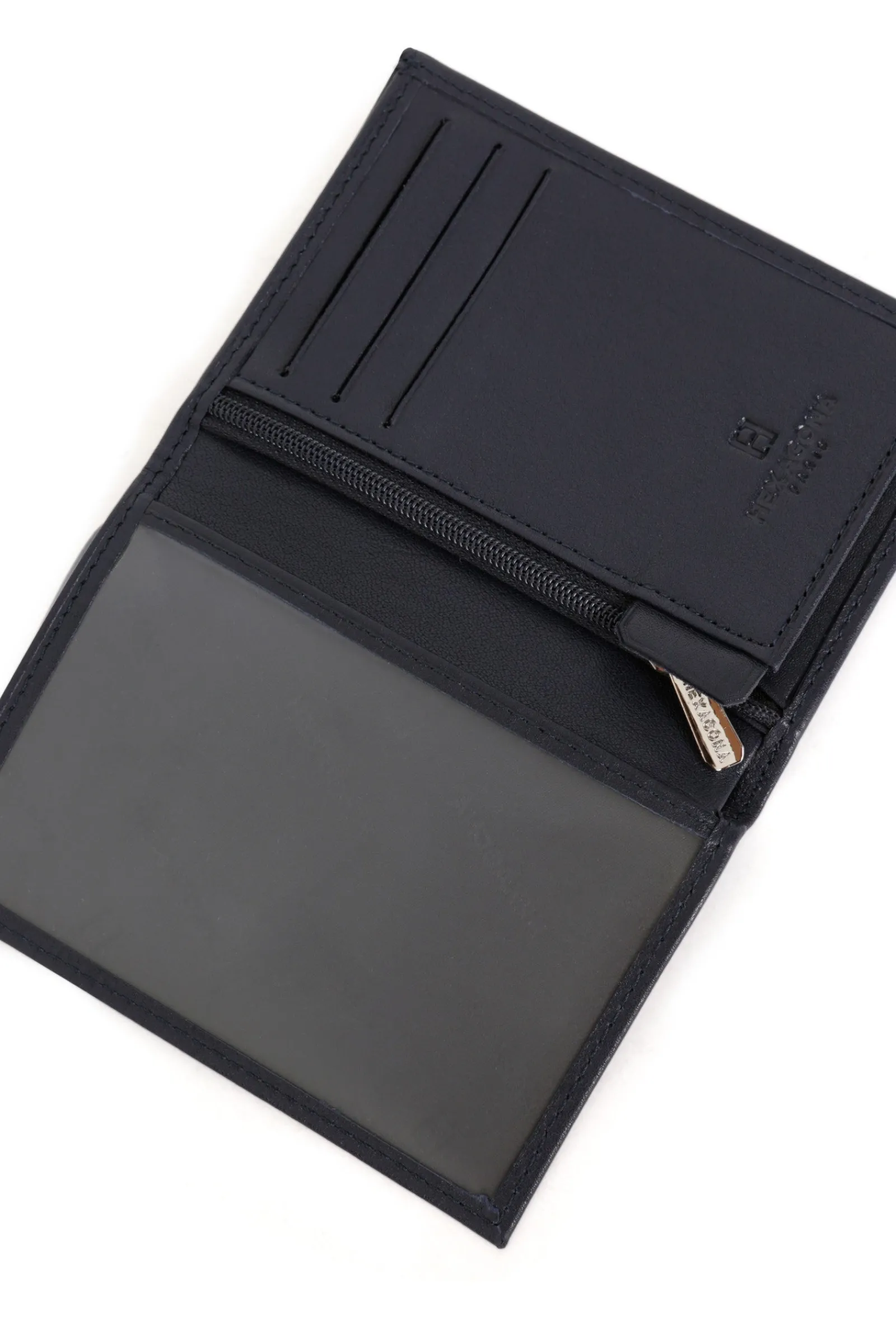 Women Hexagona Card Holder|Card Holder<European wallet - 1 flap - Leather
