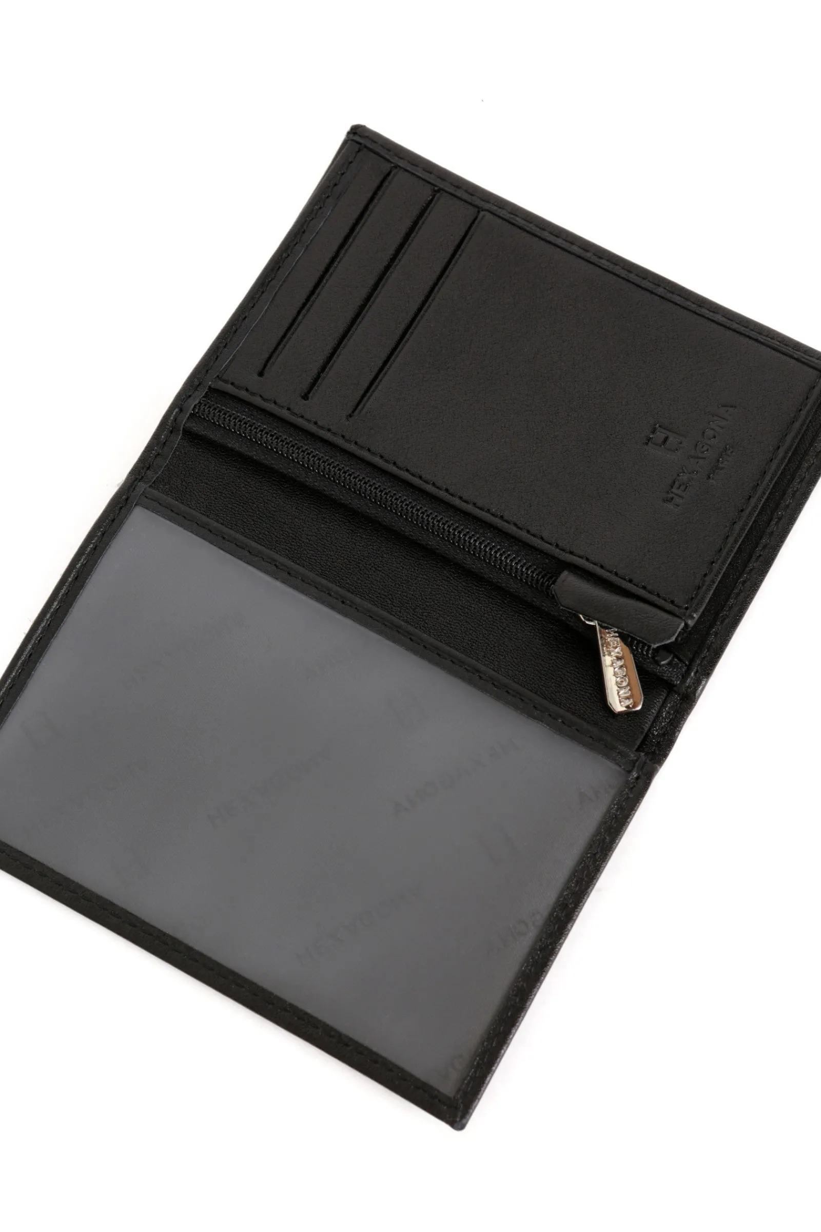 Women Hexagona Card Holder|Card Holder<European wallet - 1 flap - Leather