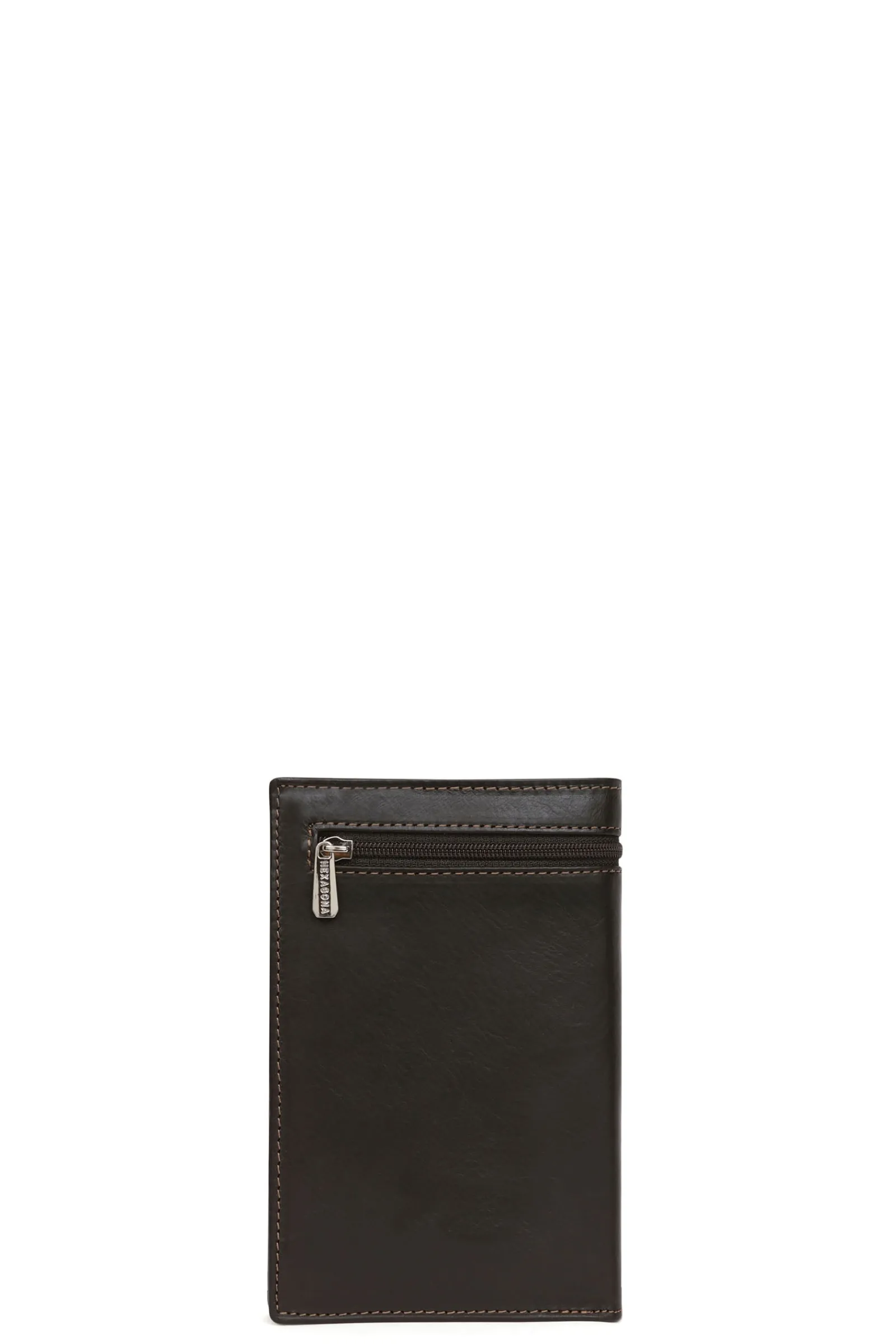 Hexagona Wallet<European wallet - 2 flaps - Leather