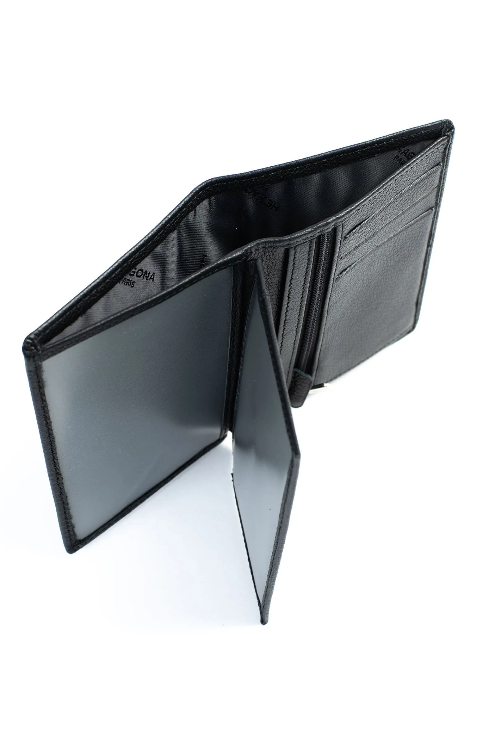 Women Hexagona Wallet<European wallet - 2 flaps - Leather