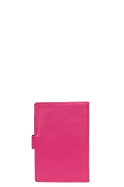Women Hexagona Wallet<European wallet - 2 flaps - Leather