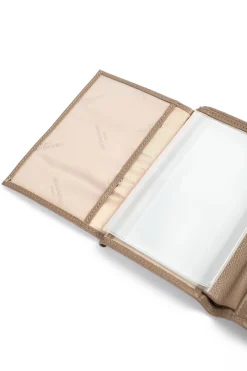 Women Hexagona Wallet<European wallet - 2 flaps - Leather