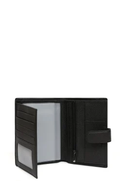 Women Hexagona Wallet<European wallet - 2 flaps - Leather