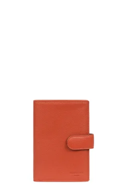 Women Hexagona Wallet<European wallet - 2 flaps - Leather