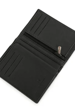 Hexagona Wallet<European wallet - 2 flaps - Leather