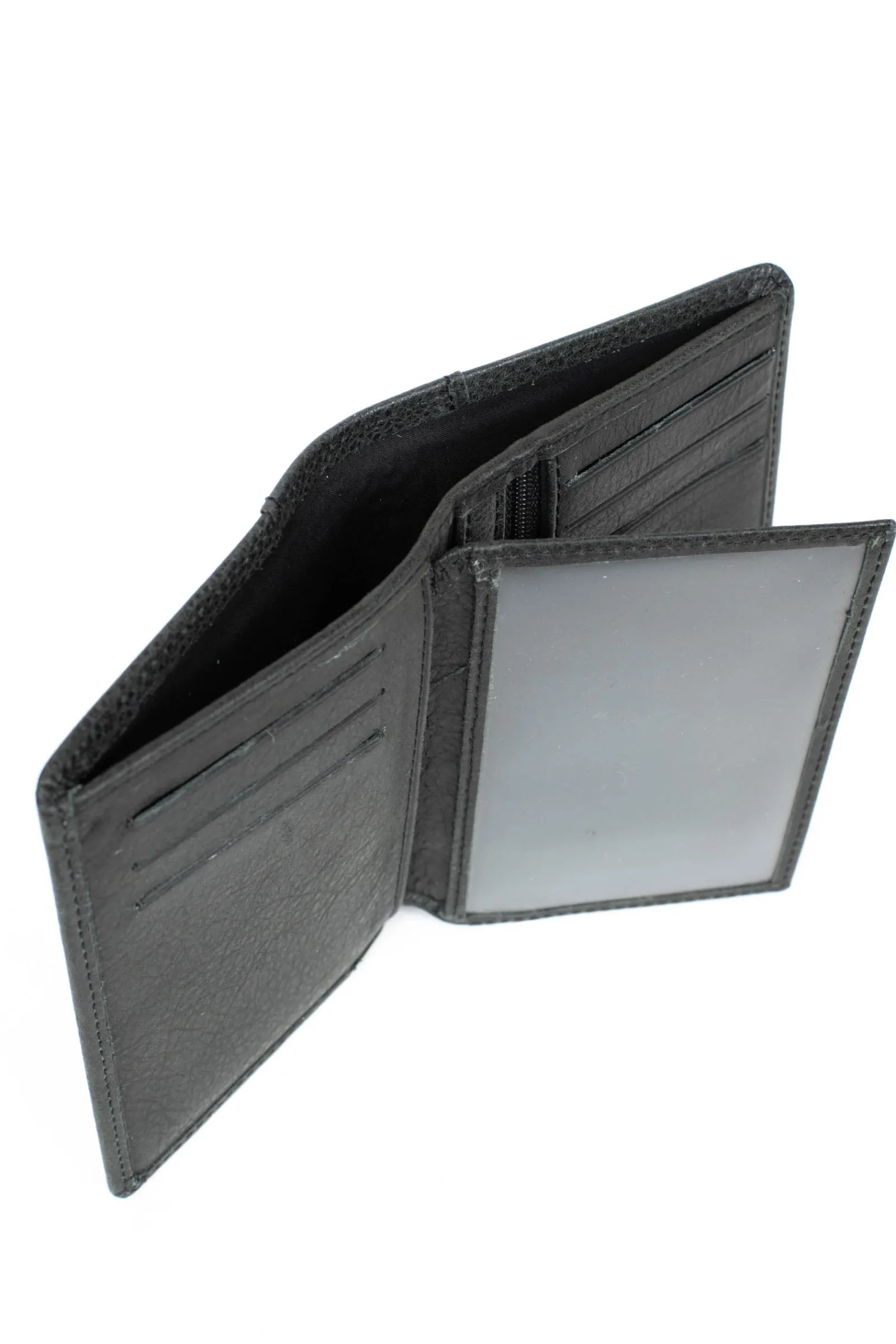 Hexagona Wallet<European wallet - 2 flaps - Leather