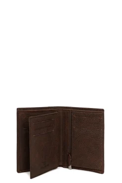 Hexagona Wallet<European wallet - 2 flaps - Leather