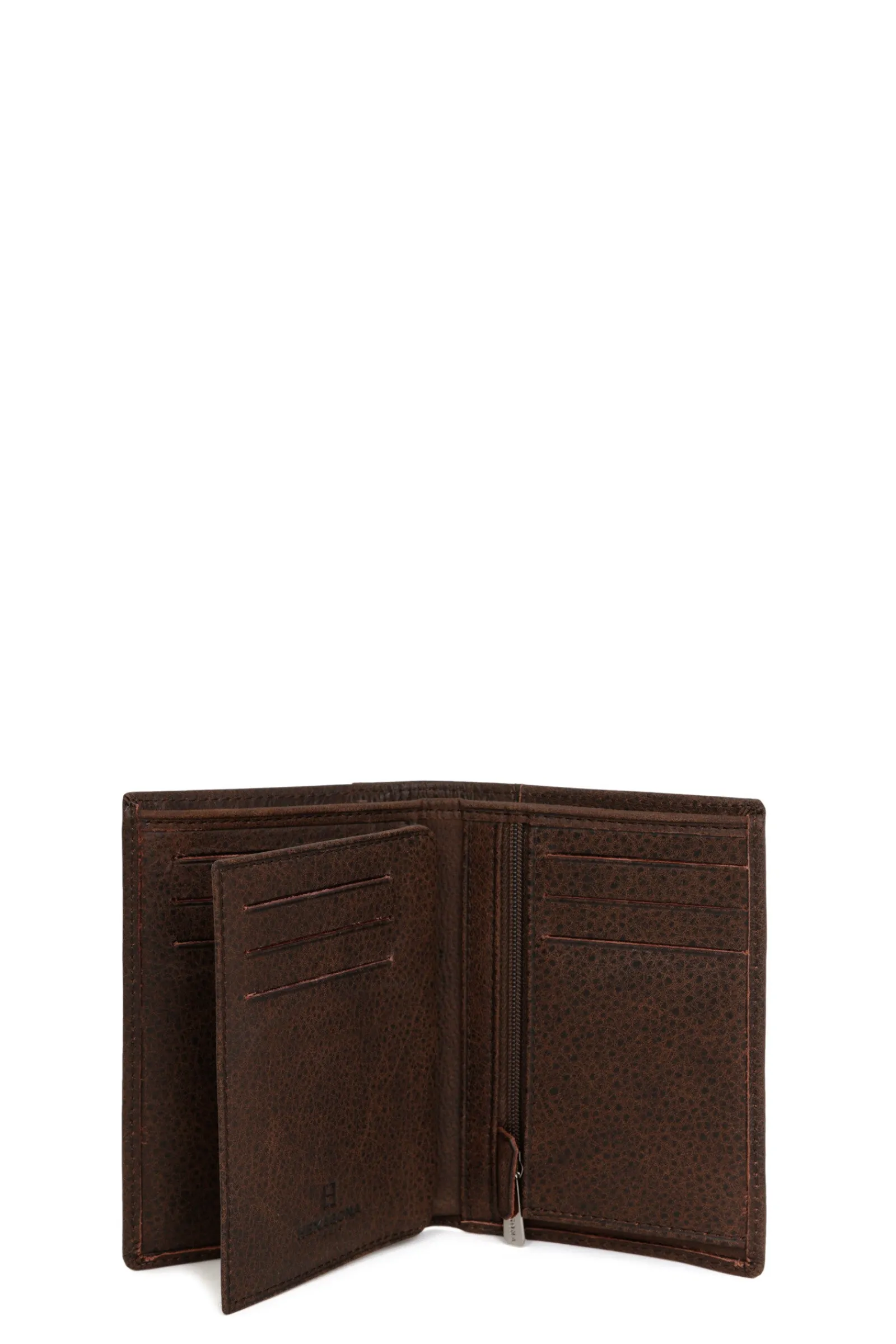 Hexagona Wallet<European wallet - 2 flaps - Leather