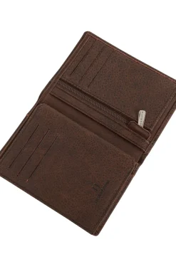 Hexagona Wallet<European wallet - 2 flaps - Leather