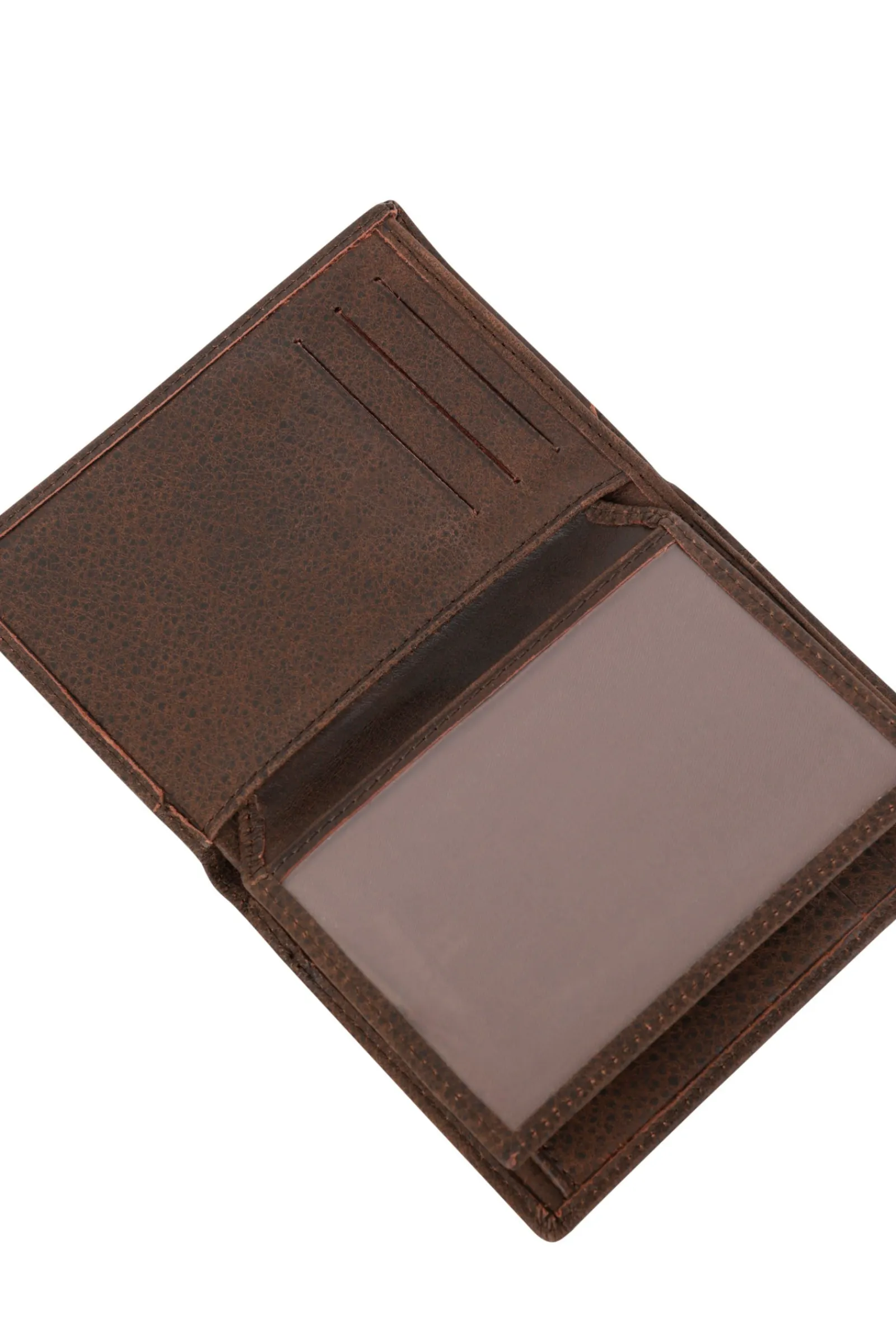 Hexagona Wallet<European wallet - 2 flaps - Leather