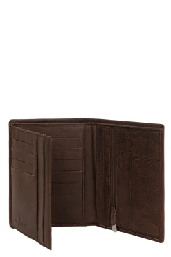 Hexagona Wallet<European wallet - 2 flaps - Leather