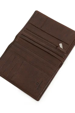 Hexagona Wallet<European wallet - 2 flaps - Leather
