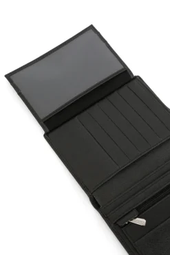 Hexagona Wallet<European wallet - 2 flaps - Leather