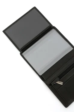 Hexagona Wallet<European wallet - 2 flaps - Leather