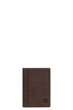 Hexagona Wallet<European wallet - 2 flaps - Leather