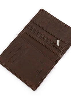 Hexagona Wallet<European wallet - 2 flaps - Leather