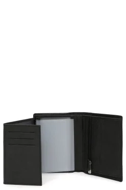 Hexagona Wallet<European wallet - 3 flaps - Leather
