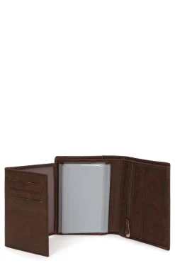 Hexagona Wallet<European wallet - 3 flaps - Leather