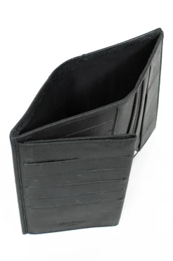 Hexagona Wallet<European wallet - 3 flaps - Leather