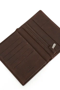 Hexagona Wallet<European wallet - 3 flaps - Leather