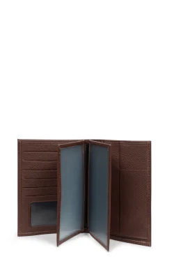 Hexagona Wallet<European wallet - 3 flaps - Leather