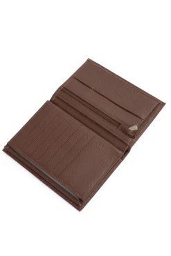Hexagona Wallet<European wallet - 3 flaps - Leather