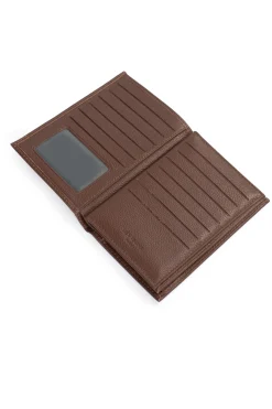 Hexagona Wallet<European wallet - 3 flaps - Leather