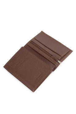 Hexagona Wallet<European wallet - 2 flaps - Leather
