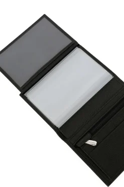 Hexagona Wallet<European wallet - 2 flaps - Leather