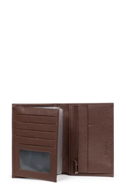 Hexagona Wallet<European wallet - 2 flaps - Leather