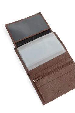 Hexagona Wallet<European wallet - 2 flaps - Leather