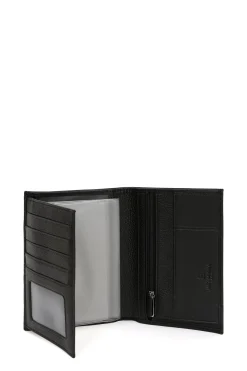 Hexagona Wallet<European wallet - 2 flaps - Leather